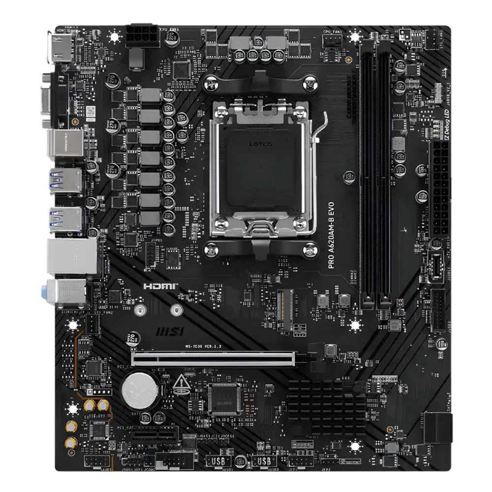 Placa madre MSI Pro A620AM-B Evo DDR5 AM5-2.webp
