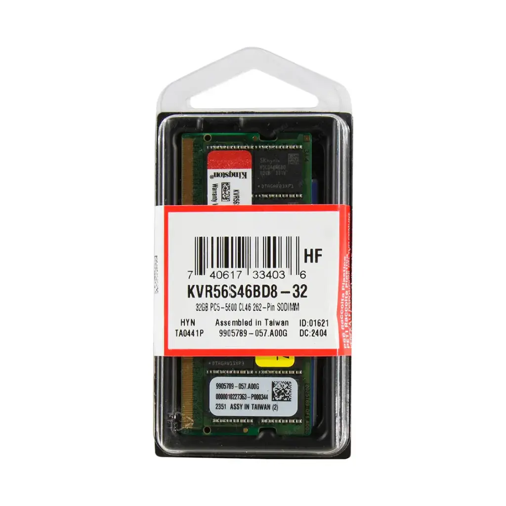Memoria notebook 32GB DDR5 Kingston 5600MHz KVR-2.webp
