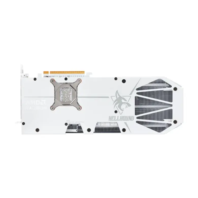 Placa de video PowerColor Hellhound RX 9070 XT 16GB GDDR6 Spectral White-4.webp