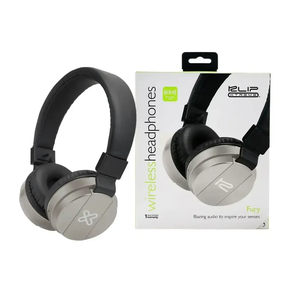 Auricular bluetooth Klip Xtreme Fury Plateado-3.webp