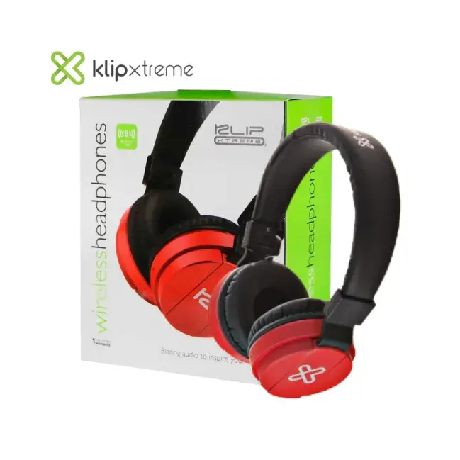 Auricular bluetooth Klip Xtreme Fury Rojo-2.webp