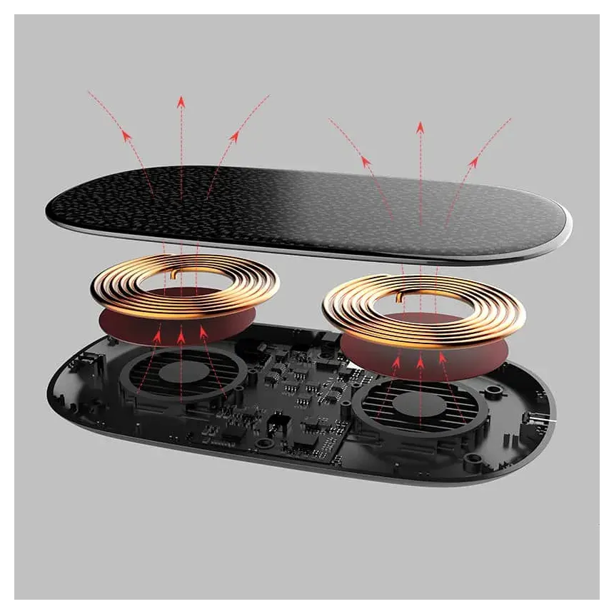 Cargador inalámbrico Nillkin doble de carga rápida 10W-3.webp