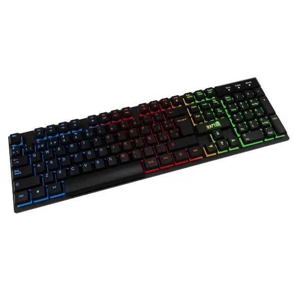 Teclado Gamer Raptor Fireclaw M1 Membrana Rainbow-2.webp
