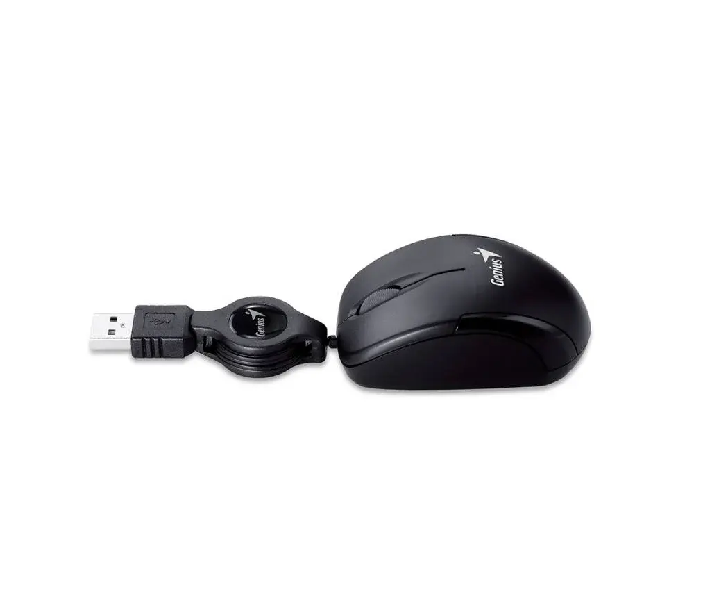 Mouse Genius Micro Traveler V2 retráctil USB negro-3.webp