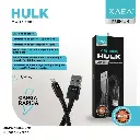Cable lightning a usb 3.0 carga rápida Xaea Hulk 1mt Carga y datos premium negro-3.webp