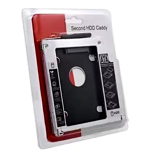 Additional Image 1: caddy-hdd-secundario-notebook01-567e03d952de0619b415374761144700-1024-1024-1-1.webp