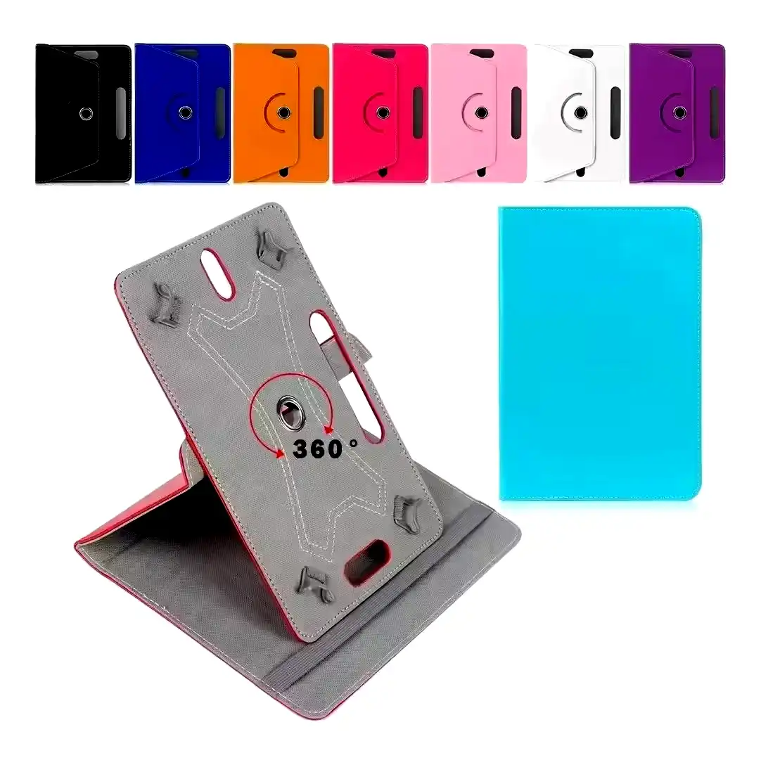 Additional Image 1: Protector-de-tablet-10-Soul-360°-Universal-Fucsia-3.webp