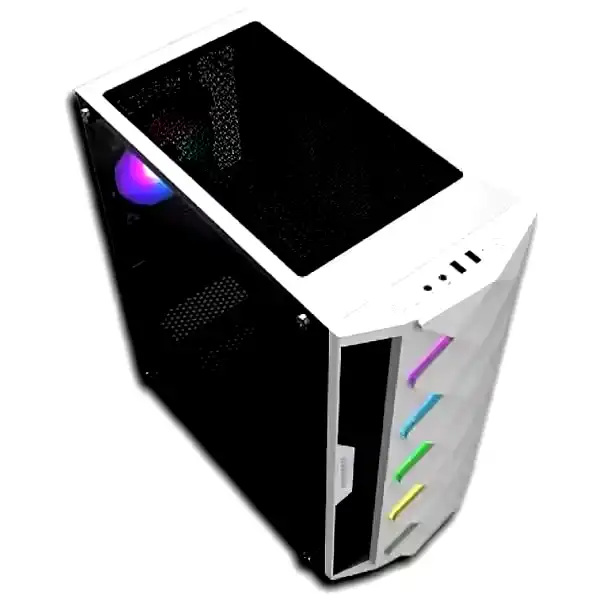 Additional Image 1: Gabinete-Magnum-Tech-Gamer-RGB-Blanco-1-1.webp