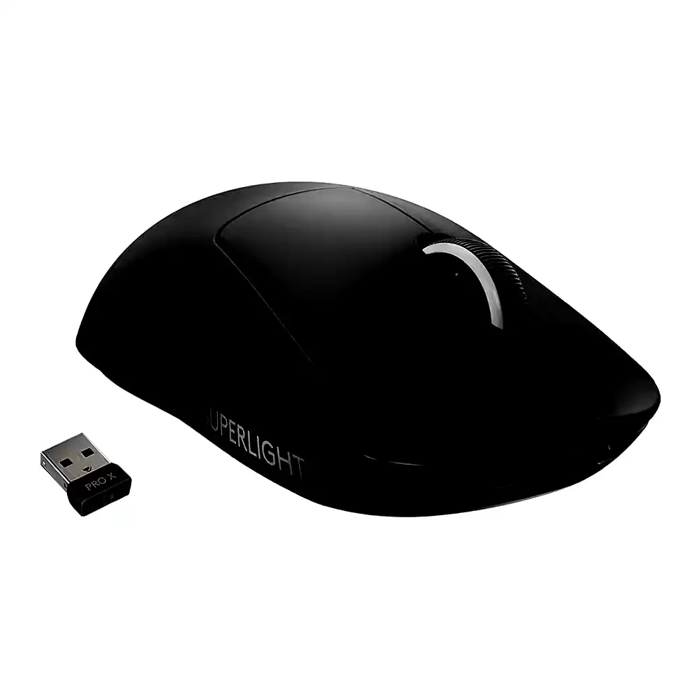 Additional Image 1: Mouse-Gamer-Logitech-G-Pro-X-Superlight-Lightspeed-Hero-25k-Negro-1-1.webp