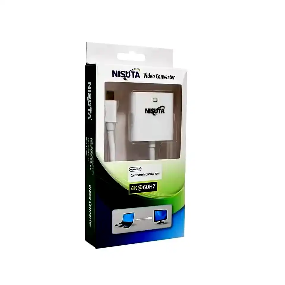 Additional Image 1: NSMIDPHD4K-Adaptador-Mini-Displayport-A-HDMI-Nisuta-4K-UHD-3840x2160-2-1.webp