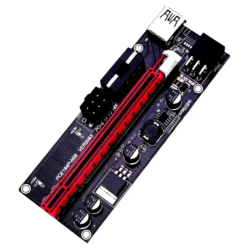 Additional Image 1: Riser-Pcie-Version-009S-extension-GPU-para-mineria-1-2.webp