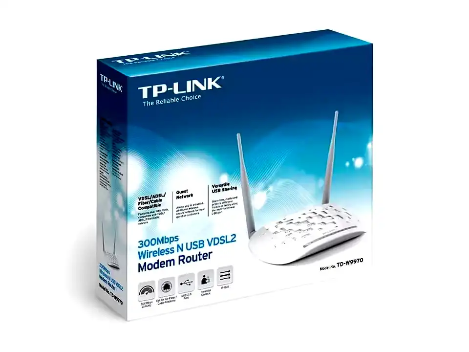 Additional Image 1: Router-Modem-TP-Link-W9970-4P-VDSL2-300MBPS-2x4DBi-5-1.webp