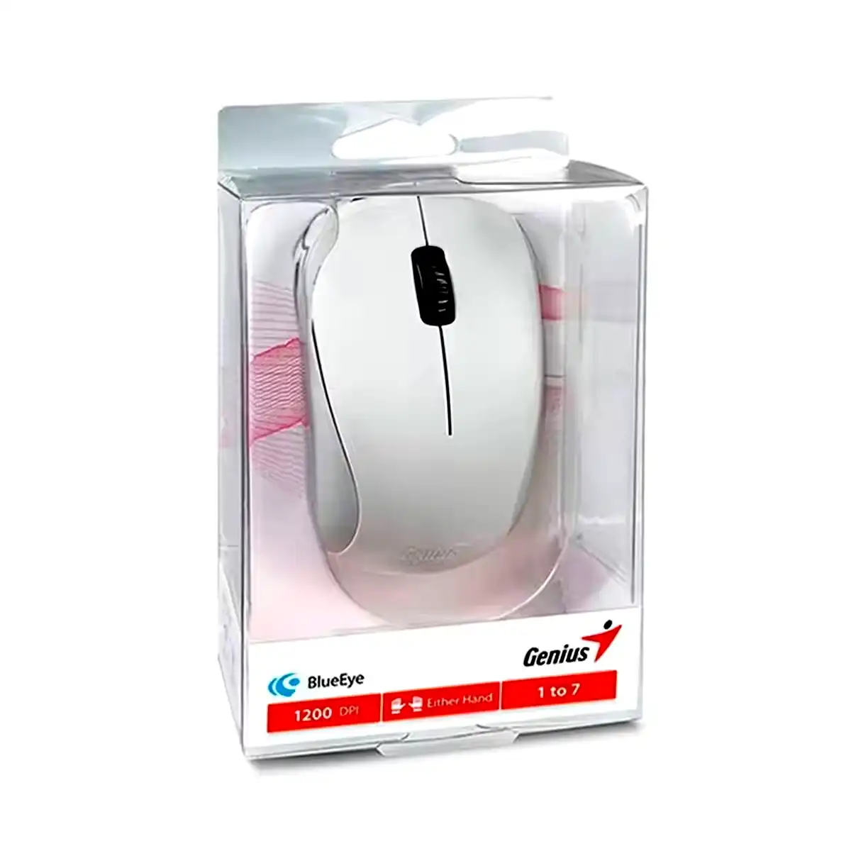 Additional Image 1: Mouse-Genius-NX-7000-Inalambrico-blanco-1200dpi-2.webp