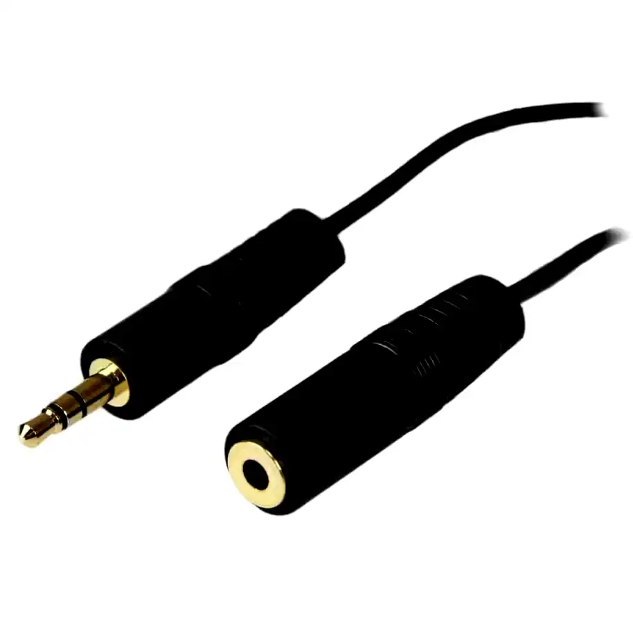 Additional Image 1: Cable-Audio-Miniplug-3.5mm-Macho-hembra-2.webp
