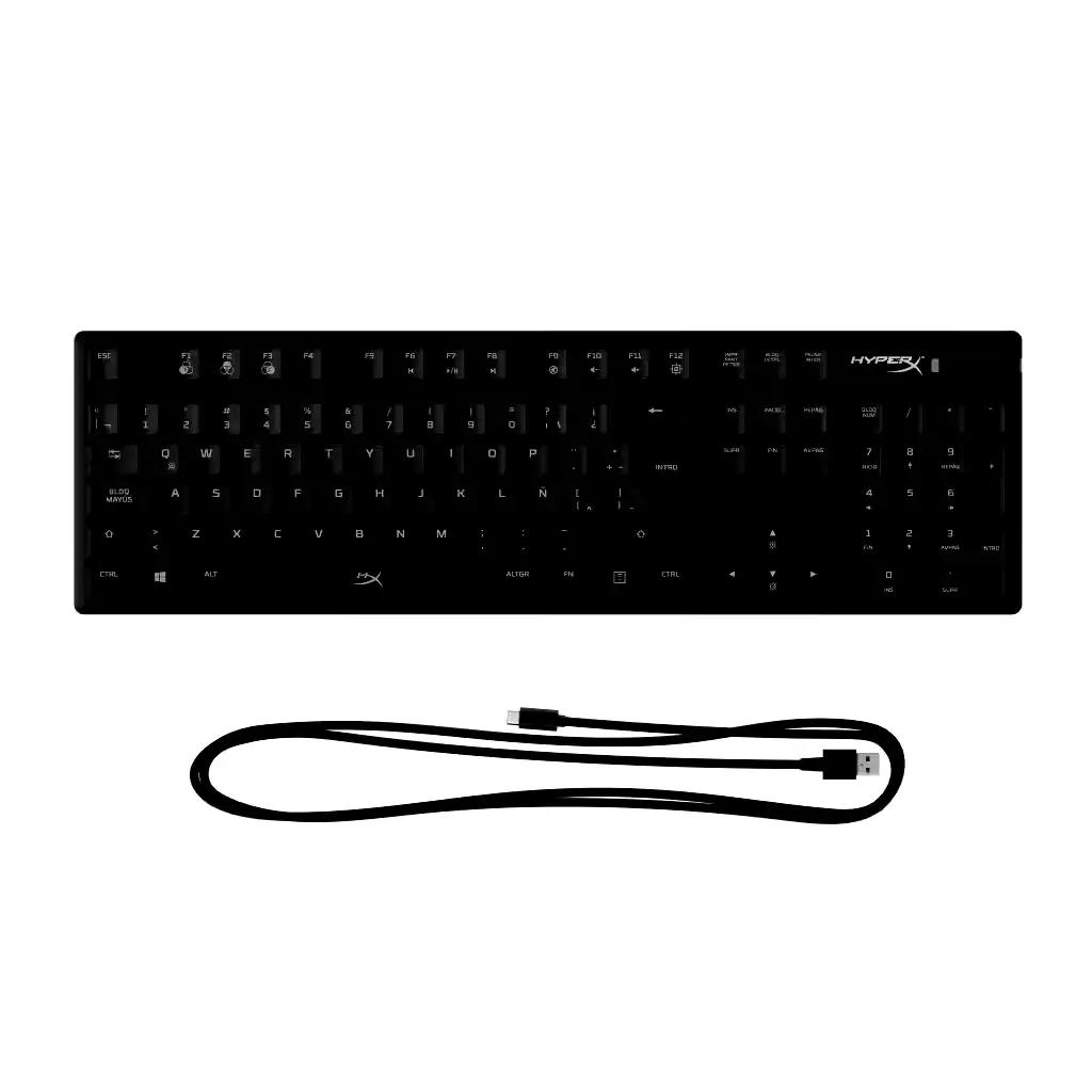 Additional Image 4: Teclado-gamer-mecanico-Hyperx-Alloy-Origins-RGB-Red-Switch-5_1.webp