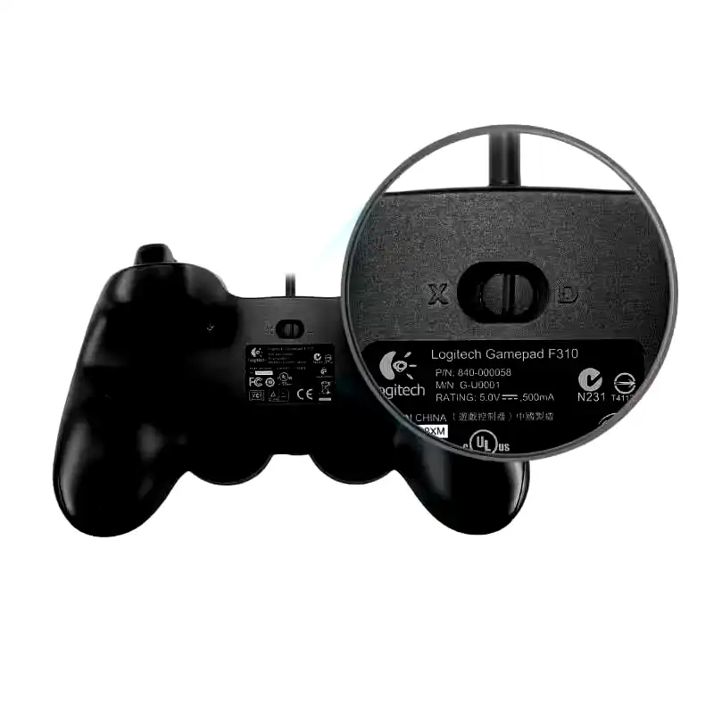 Additional Image 4: Gamepad-Logitech-F310-4.webp