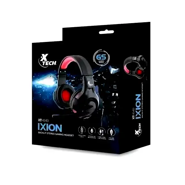 Additional Image 2: Auricular-Xtech-541-Ixion-gaming-led-3.webp