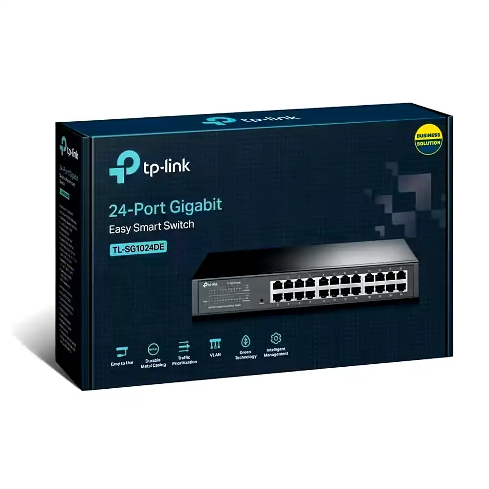 Additional Image 4: Switch-desktop-rack-TP-Link-TL-SG1024DE-24-puertos-gigabit-gestionable-4.webp