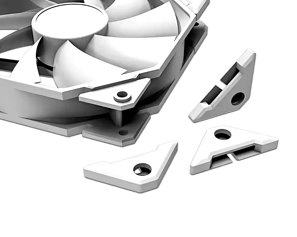 Additional Image 2: Cooler-gabinete-ID-Cooling-120x120mm-pack-x3u-ARGB-blancos-6.webp