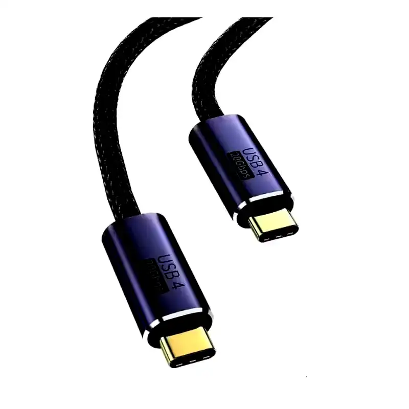 Additional Image 2: Cable-USB-tipo-C-macho-a-usb-tipo-c-macho-gen-2-x2-1mt-QC-4.0-100W-Int.co3_.webp