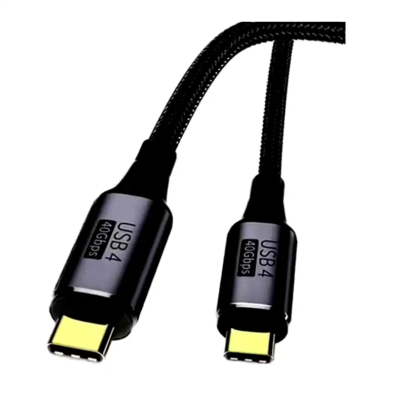 Additional Image 2: Cable-USB-tipo-C-macho-a-usb-tipo-c-macho-gen-3-x2-1mt-QC-4.0-100W-Int.co3_.webp