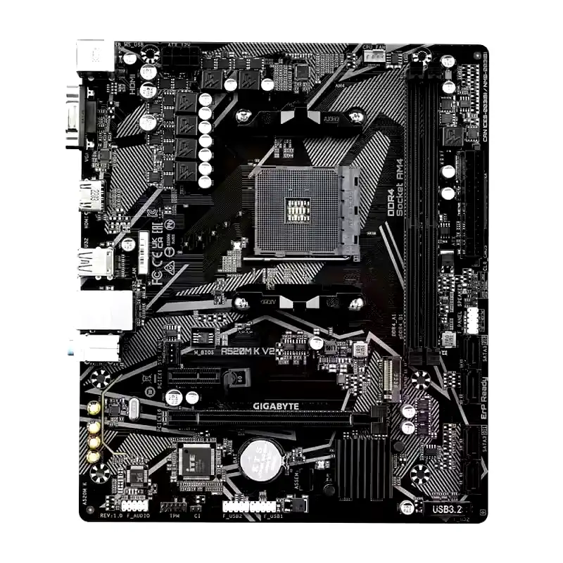 Additional Image 2: Placa-madre-Gigabyte-A520M-K-V2-AM4-3.webp