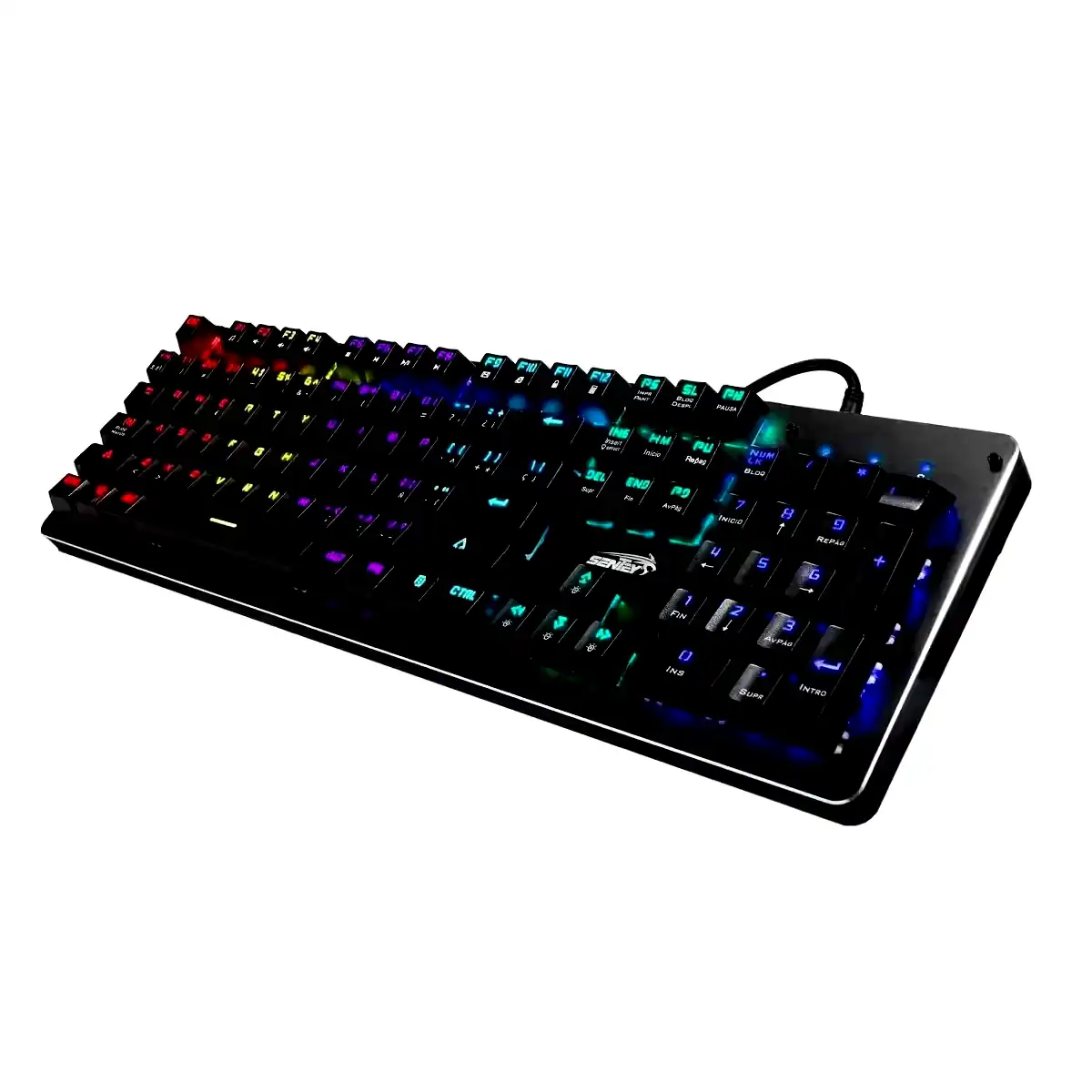 Additional Image 1: Teclado-gamer-mecanico-Sentey-switch-outemu-red-RGB-qwerty-1.webp