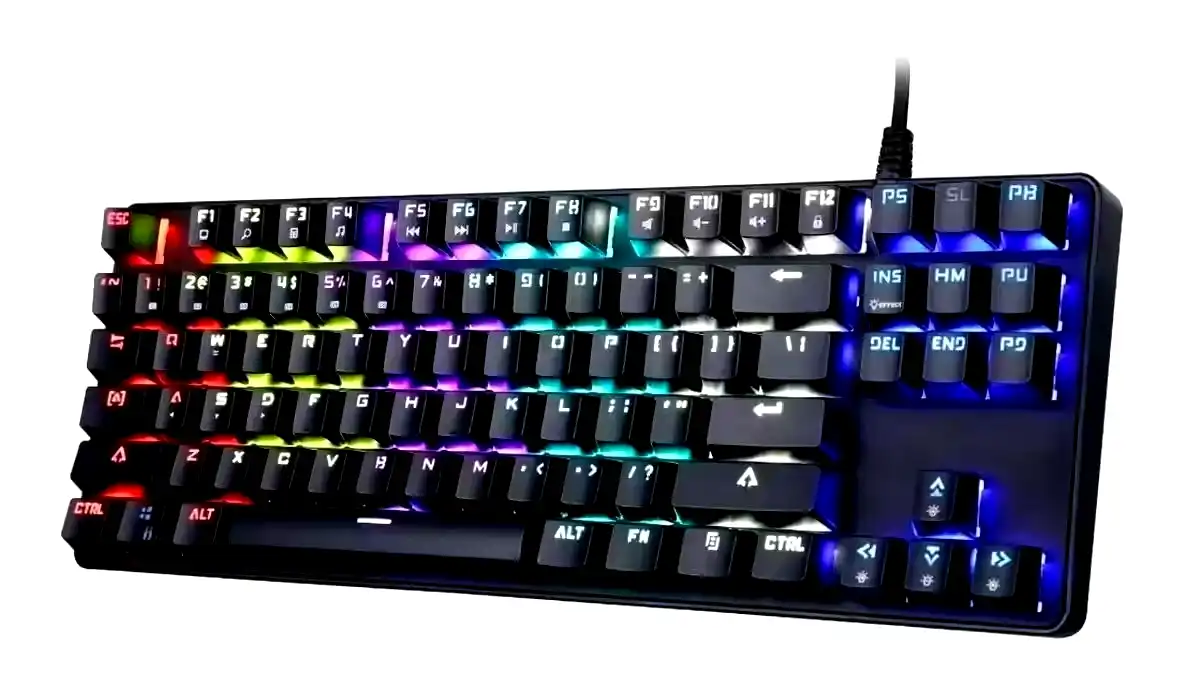 Additional Image 3: Teclado-gamer-mecanico-Sentey-switch-outemu-red-RGB-qwerty-4.webp