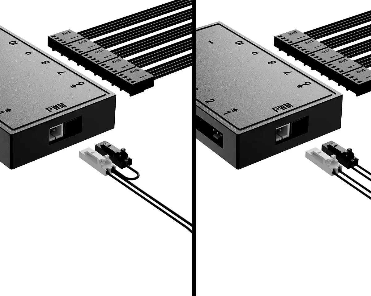 Additional Image 4: Hub-pwm-para-10-coolers-Id-Cooling-sata-a-pwm-5.webp
