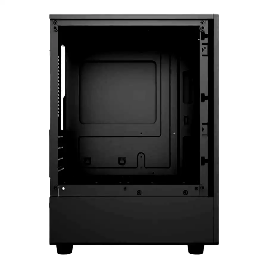 Additional Image 1: Gabinete-LNZ-M10-vidrio-temp-3-cooler-rainbow-rgb-micro-atx-3.webp