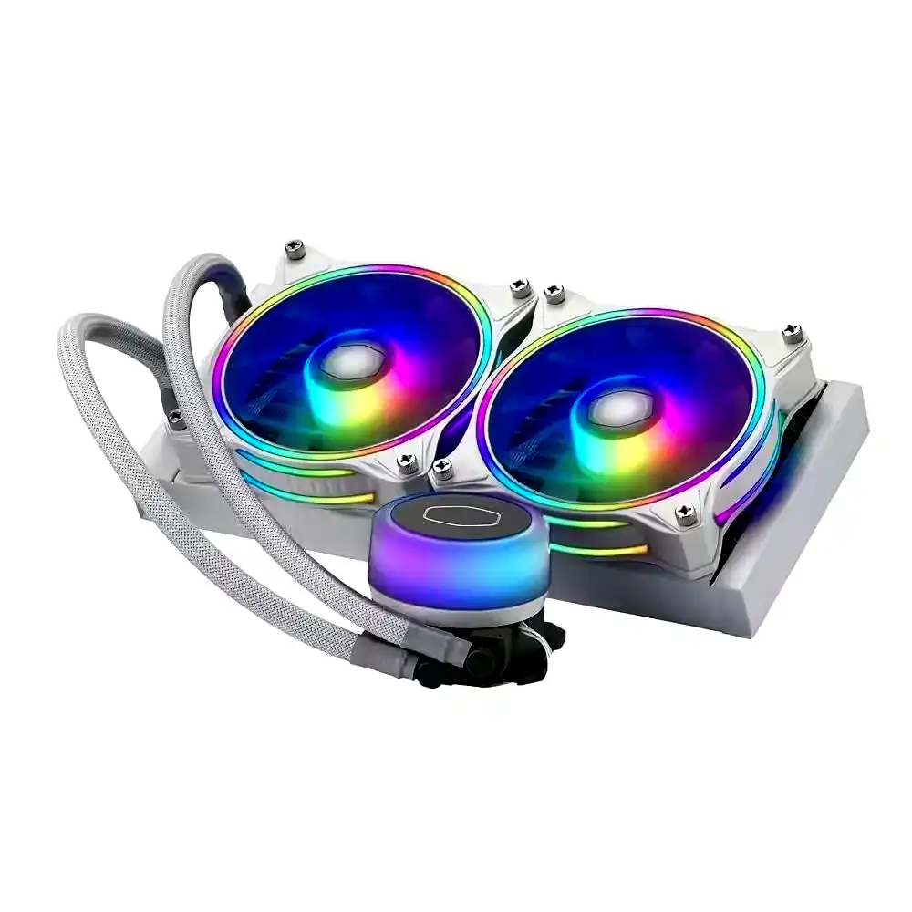 Additional Image 2: Watercooler-Cooler-Master-Masterliquid-ML240-Illusion-White-Edition-ARGB-3.webp