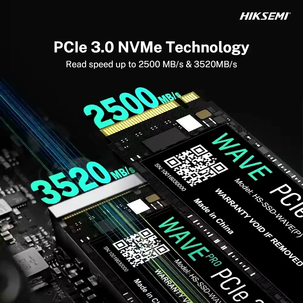 Additional Image 2: Disco-SSD-M.2-NVMe-HIksemi-1TB-Wave-Pro-PCIe-3.0-3.webp