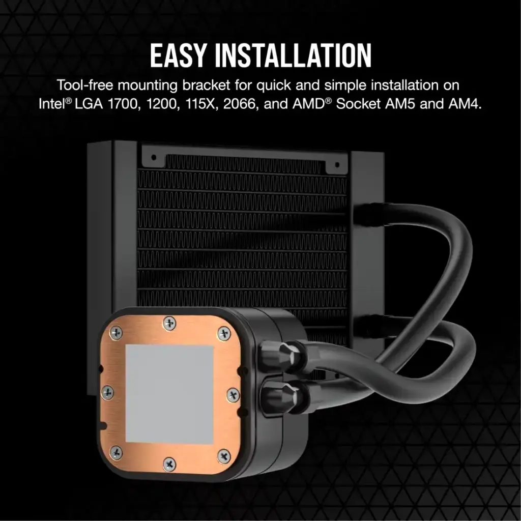 Watercooler Corsair H60x RGB ELITE 120mm Liquid CPU Cooler-3.webp