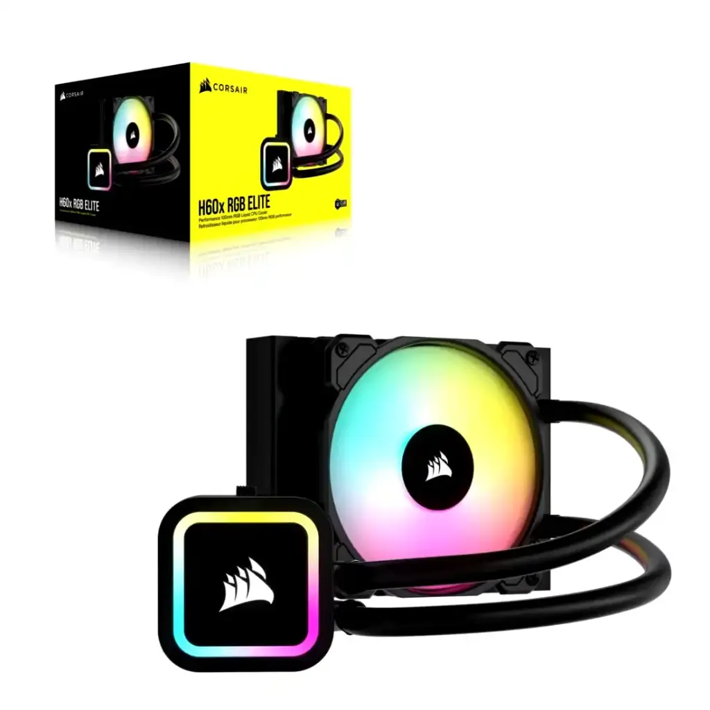Watercooler Corsair H60x RGB ELITE 120mm Liquid CPU Cooler-6.webp
