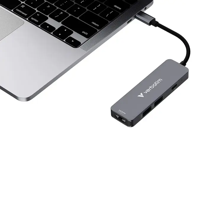 HUB USB tipo c Verbatim 2 USB 3.0 + USB tipo c + HDMI-1.0 + USB tipo c + HDMI-2.webp