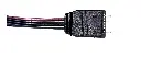 Splitter Hub Divisor LED ARGB 1 a 4 cooler 3 pines 60cm-2.webp