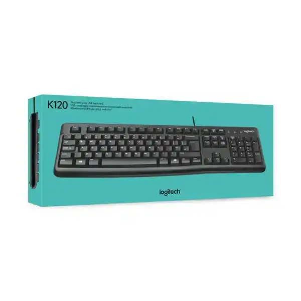 Teclado Logitech K120 USB español-2.webp