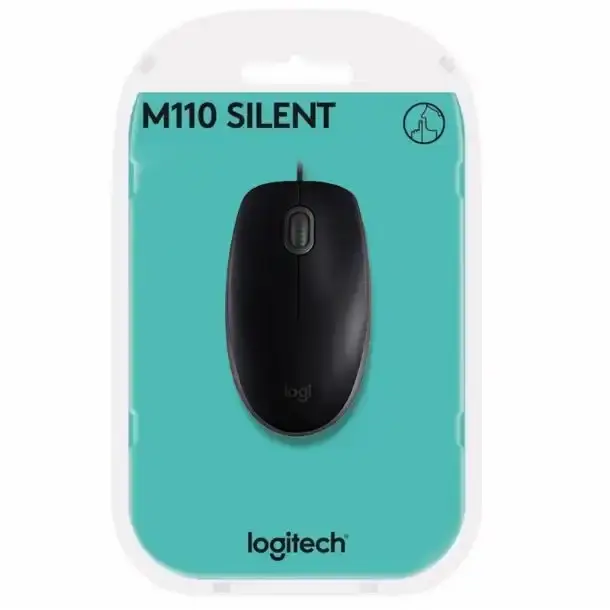 Mouse Logitech M110 USB Negro Silencioso-3.webp