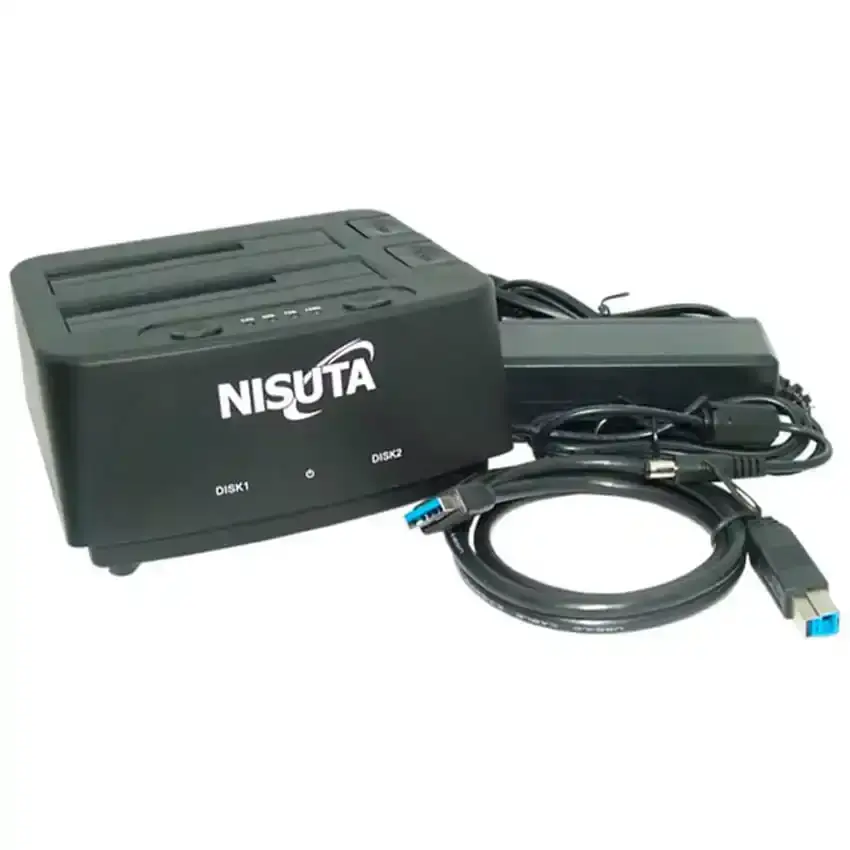Clonador de discos 2.5 y 3.5 USB 3.0 docking Nisuta NSDOHD2-2.webp