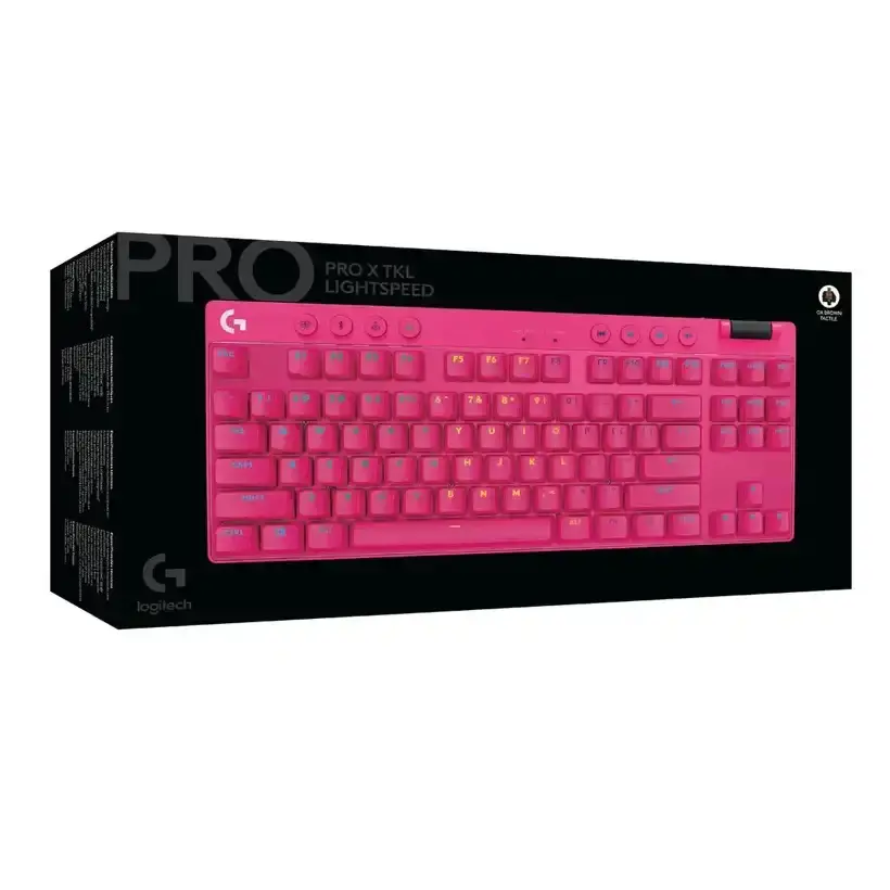 Teclado Inalámbrico Logitech PRO X Lightspeed Magenta-4.webp