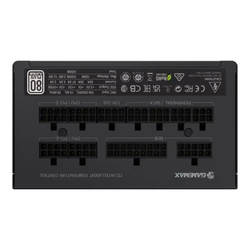 Fuente pc Gamemax 1050W 80 Plus Platinum GX-1050 Pro negro ATX PCIe 5.1 ATX 3.1-6.webp