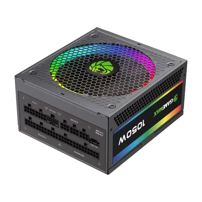 Fuente pc Gamemax RGB Smart 1050W 80 Plus Gold Pro ATX PCIe 5.1 ATX 3.1-4.webp