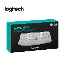 Teclado Inalámbrico Logitech Wave Ergonómico Blanco-4.webp