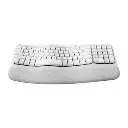 Teclado Inalámbrico Logitech Wave Ergonómico Blanco-1.webp