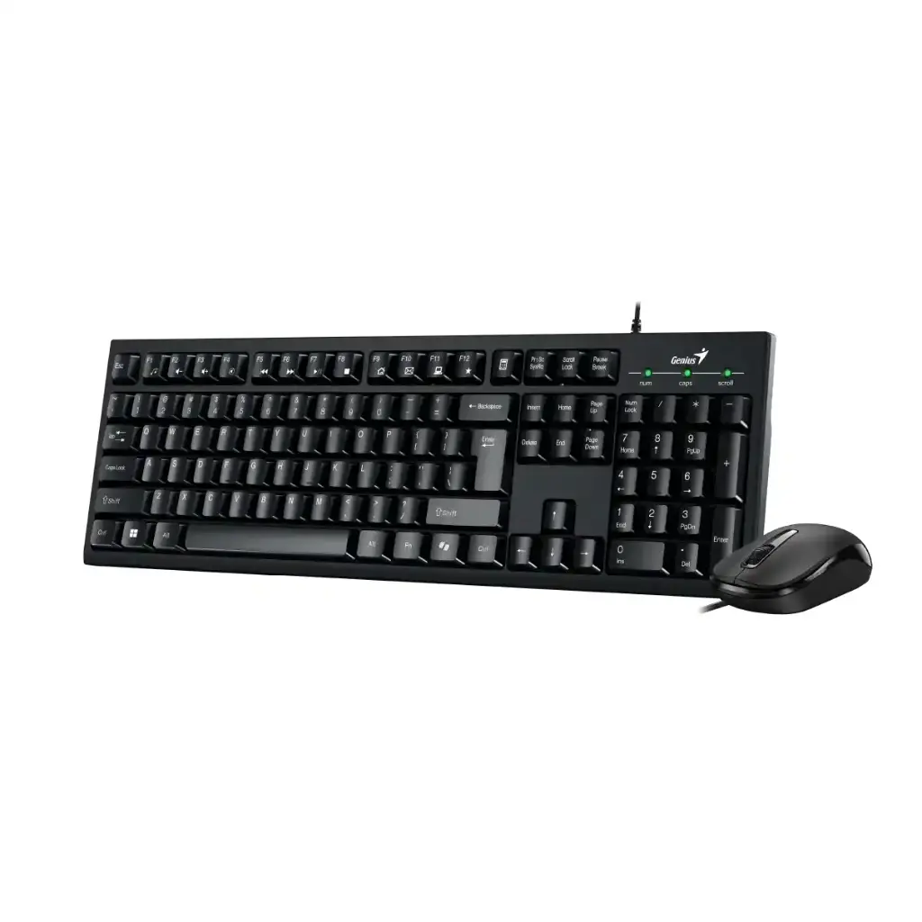 Teclado y mouse USB Genius KM-100 SE Multimedia-2.webp