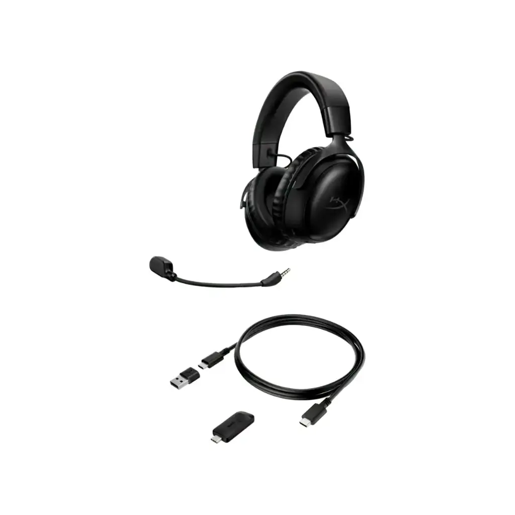 Auricular HyperX Cloud III inalámbrico Negro PC PS4 PS5-3.webp