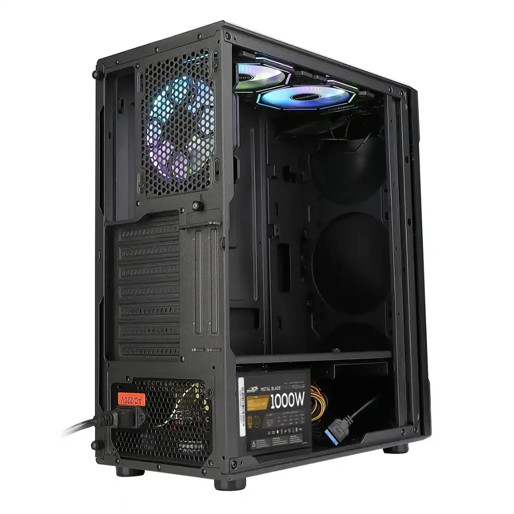 Gabinete Sentey R20 acrílico rgb atx 1 cooler-6.webp