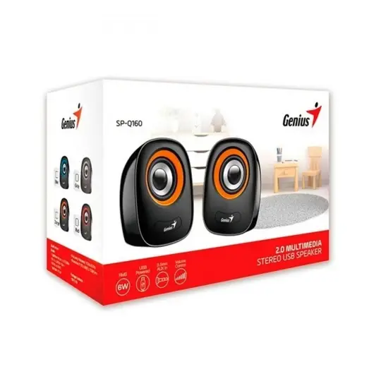 Parlantes Genius 2.0 USB SP-Q160 6W Gris-4.webp
