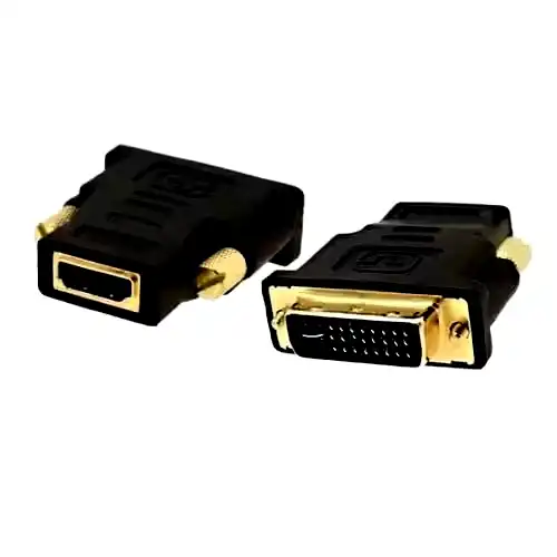 Adaptador DVI-I Macho 24+5 a HDMI Hembra dual link 