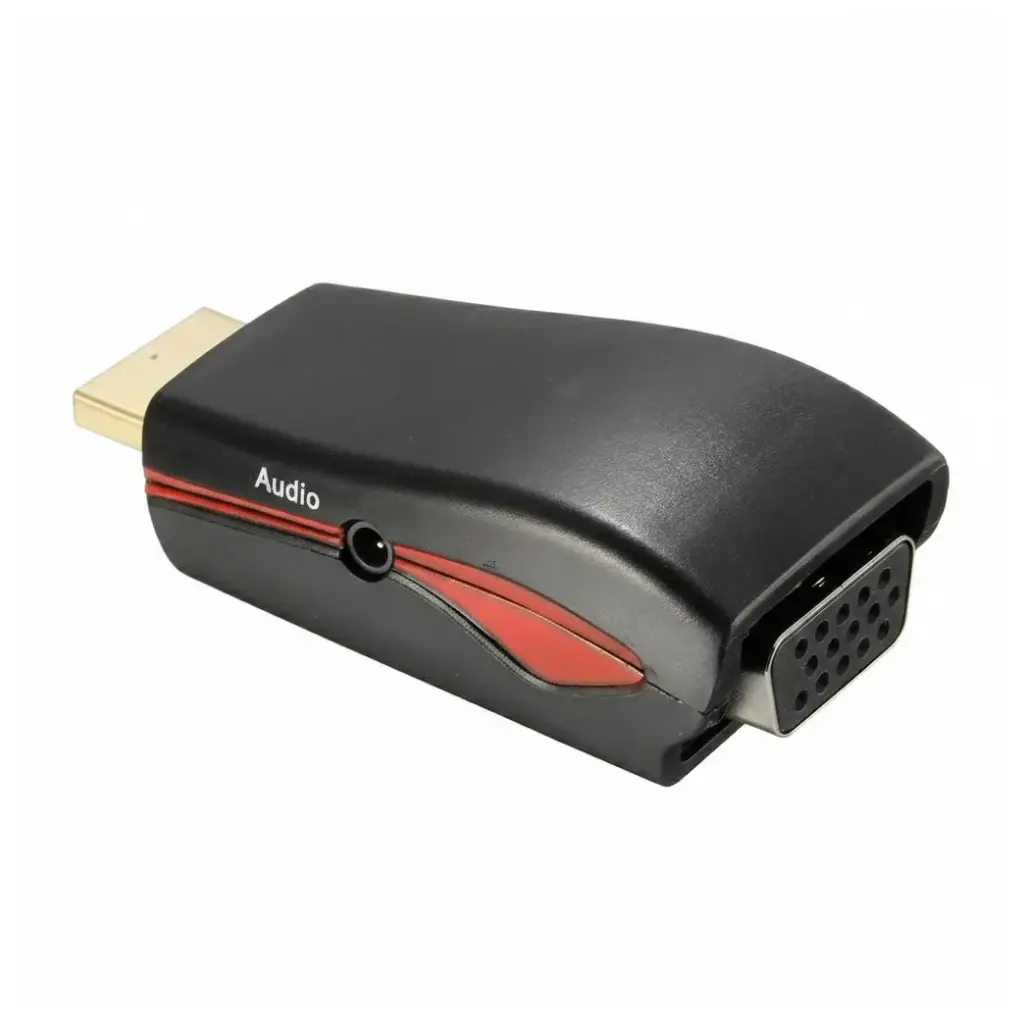 Adaptador HDMI a VGA Full HD 1080p Int.co c/audio PC